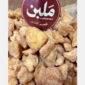 تفاح مجفف بطعم القرفة